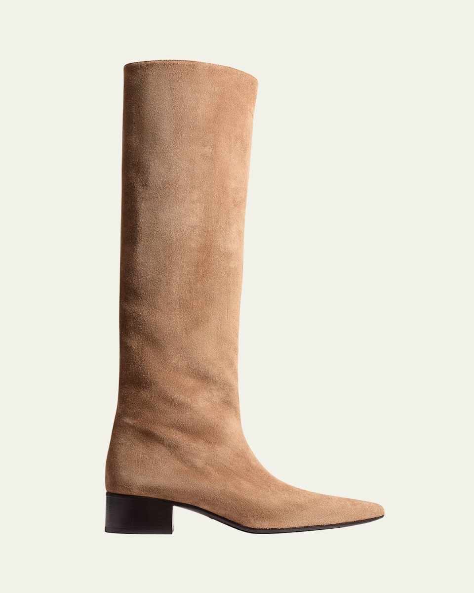 Andee Suede Knee Boots
